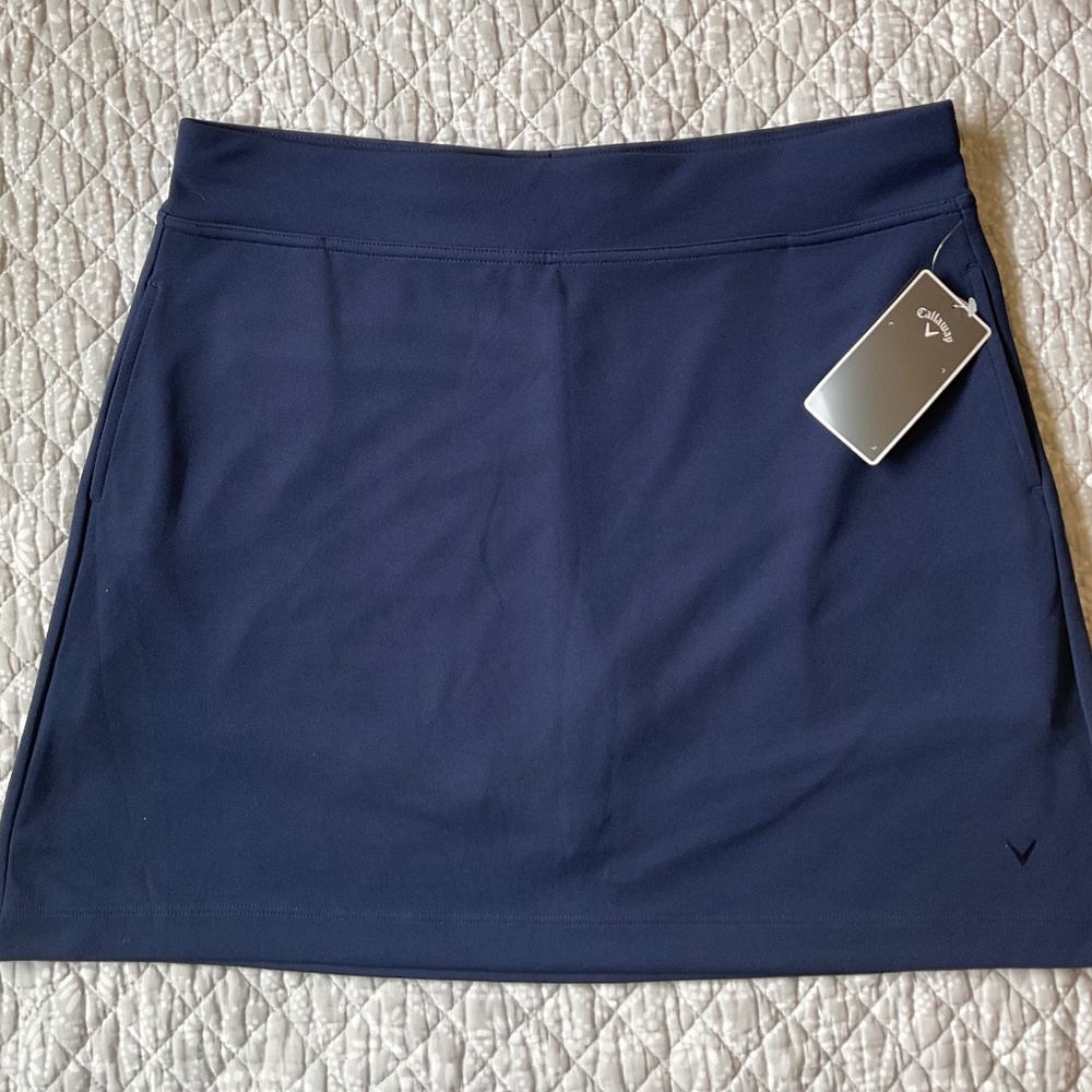 Calloway Golf Skirt NWT Navy Blue L